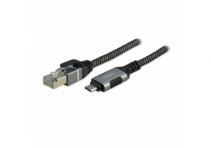 Câble Type C USB 3.1 mâle vers RJ 45 mâle tressé - 2m - MCL