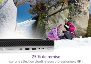 25% sur une sélection d'ordinateurs professionnels ! - HP France SAS
