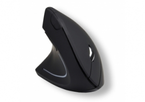 Souris ergonomique sans fil pour gaucher 1600 DPI - Noire - MCL