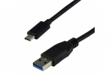 Cordon USB 3.1 type C mâle / USB 3.0 type A mâle