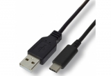Cordon USB 2.0 type C mâle / type A mâle - 1m