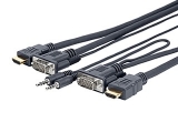 Câble micro VGA + audio & HDMI - VIVOLINK