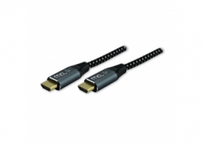 Câble HDMI  2.1 mâle / mâle tressé 8K 60Hz - 2m - MCL