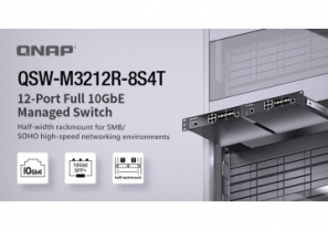 Switch manageable QNAP 10GbE I QSW-M3212R-8S4T - QNAP 