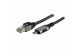 Câble Type C USB 3.1 mâle vers RJ 45 mâle tressé - 2m