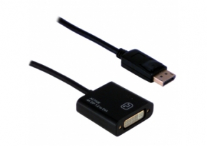 Convertisseur actif DisplayPort mâle / DVI femelle - MCL