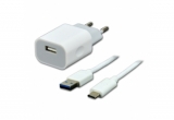 Kit chargeur secteur + câble USB Type C