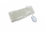 Kit clavier + souris USB - Blanc